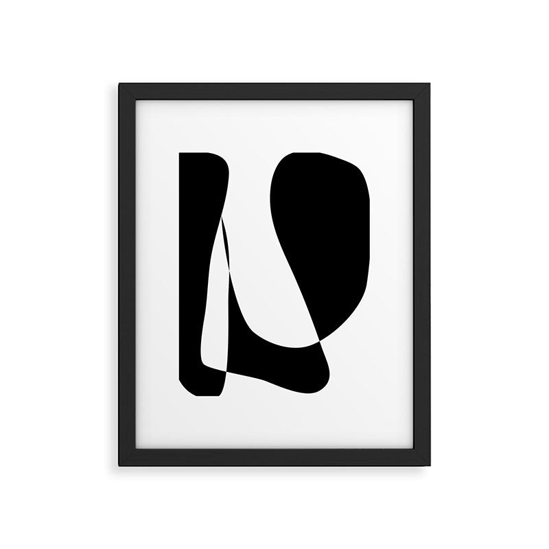 Minimalist Black and White 82 Framed Art Print Gallery Image 5