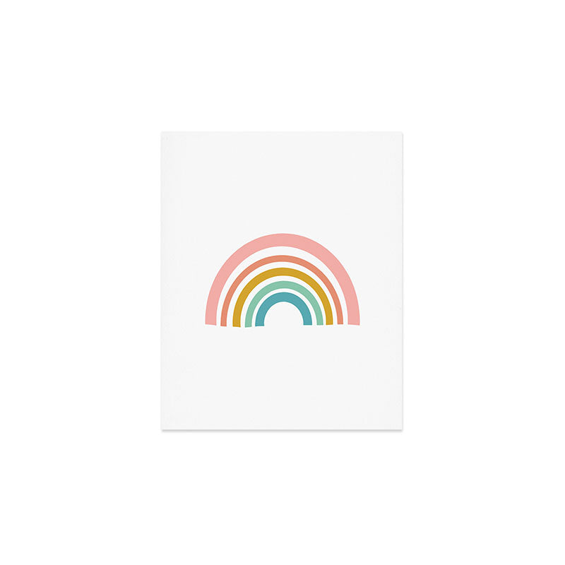 Simple Happy Rainbow Art Art Print Gallery Image 1