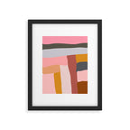 Modern Abstract in Earthy Colors Framed Art Print Gallery Image 5