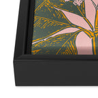 Modern Botanical Banana Leaf Framed Canvas Print Gallery Image 3
