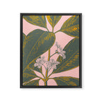 Modern Botanical Banana Leaf Framed Canvas Print Gallery Image 8