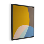 Organic Overlap Framed Canvas Print Gallery Image 2