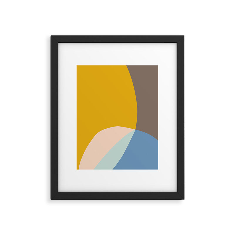 Organic Overlap Framed Art Print Gallery Image 5