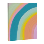 Painted Pastel Rainbow Canvas Print Gallery Image 8