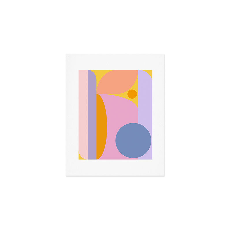 Pink and Lavender 01 Art Print Gallery Image 1