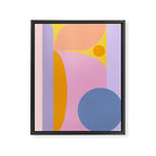 Pink and Lavender 01 Framed Canvas Print Gallery Image 6