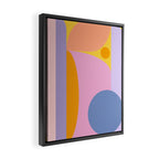 Pink and Lavender 01 Framed Canvas Print Gallery Image 2