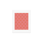 Rectangles in Pink and Red Art Print Gallery Image 1