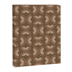 Retro Arches in Brown Canvas Print Gallery Image 8
