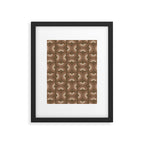 Retro Arches in Brown Framed Art Print Gallery Image 6