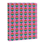 Retro Christmas Triangle Checkerboard Pattern Canvas Print Gallery Image 6