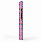 Retro Christmas Triangle Checkerboard Pattern iPhone Case Gallery Image 2