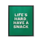 Retro Snack Humor for Food Lovers Framed Canvas Print Gallery Image 6