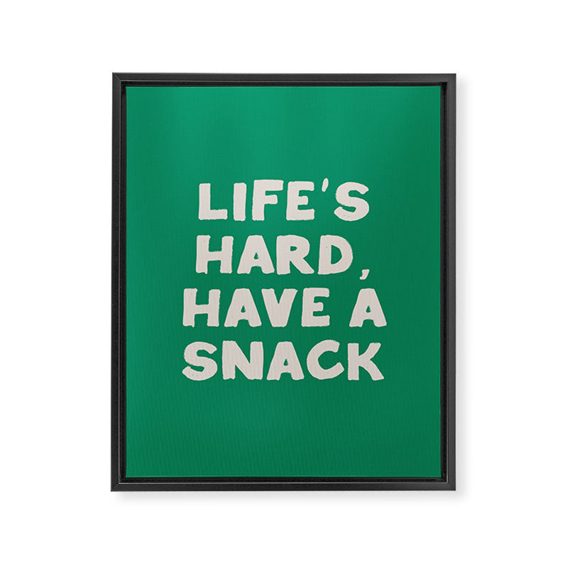 Retro Snack Humor for Food Lovers Framed Canvas Print Gallery Image 6
