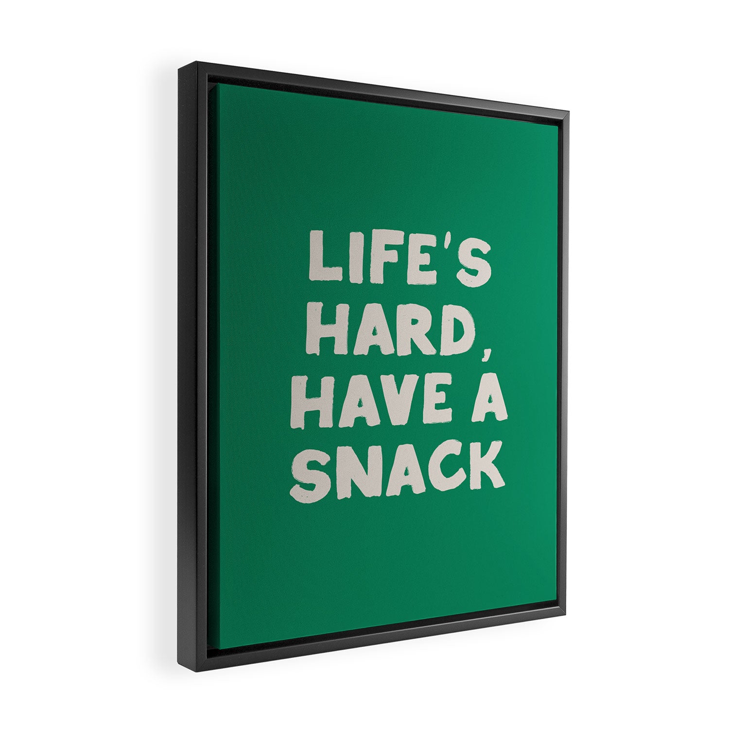 Retro Snack Humor for Food Lovers Framed Canvas Print Gallery Image 2