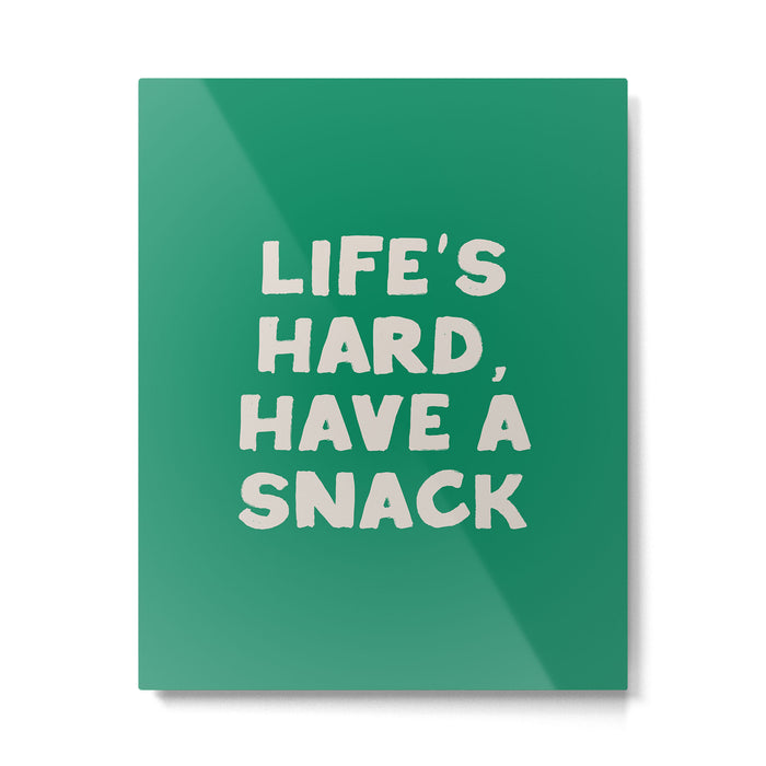 Retro Snack Humor for Food Lovers Metal Print Gallery Image 1