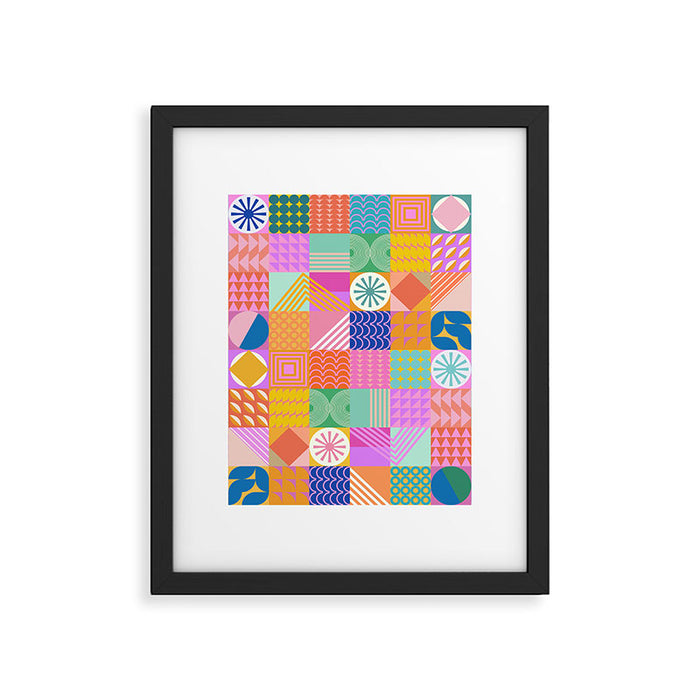 Shapes 81 Framed Art Print Gallery Image 1