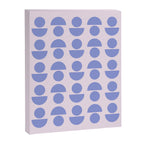 Shapes in Periwinkle Canvas Print Gallery Image 6