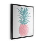 Simple Modern Boho Pineapple Drawing Framed Canvas Print Gallery Image 2