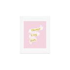 Theater is My Sport Banner Art Print Gallery Image 1