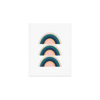 Triple Rainbow in Green Art Print Gallery Image 1