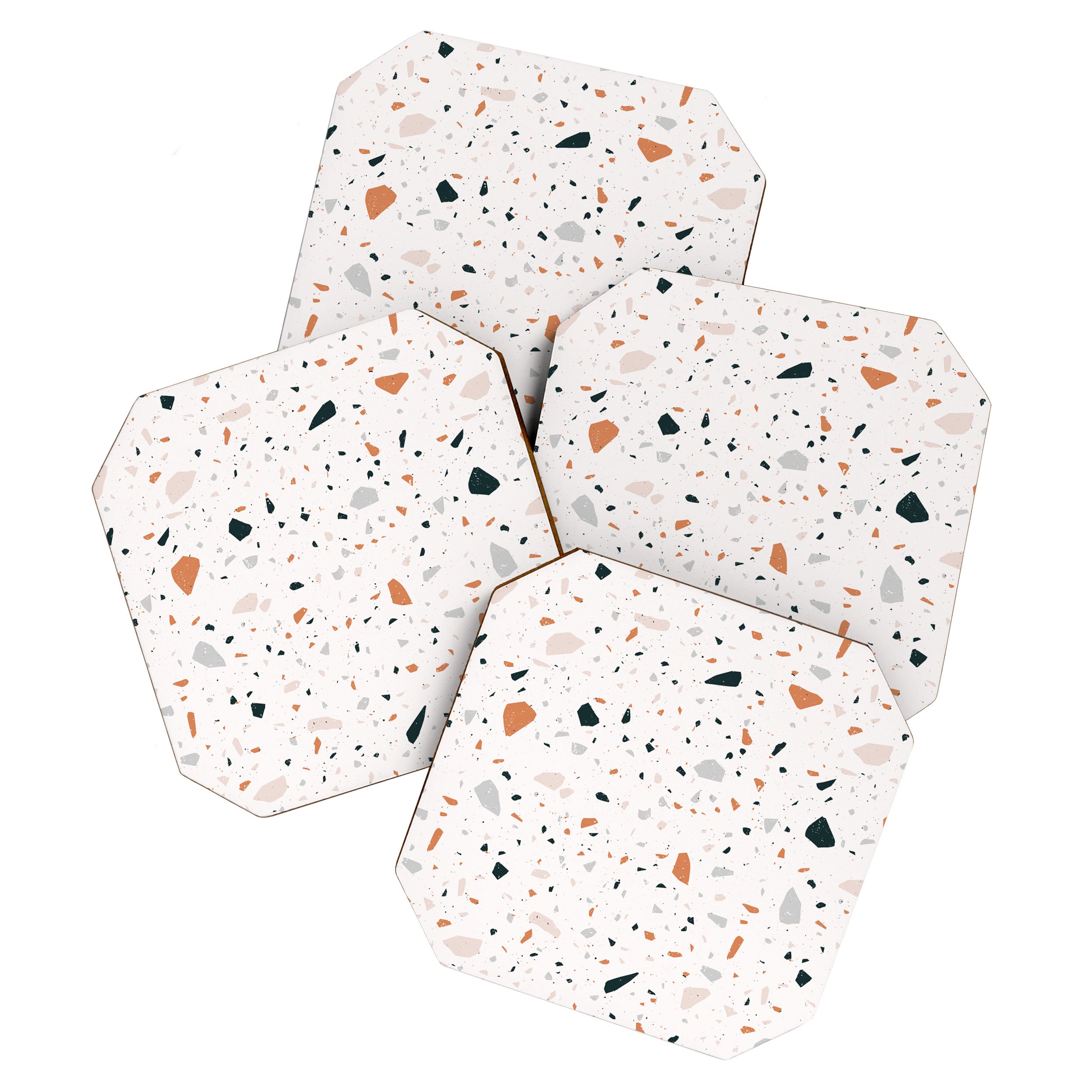 Terrazzo + Copper Coaster Gallery Image 1