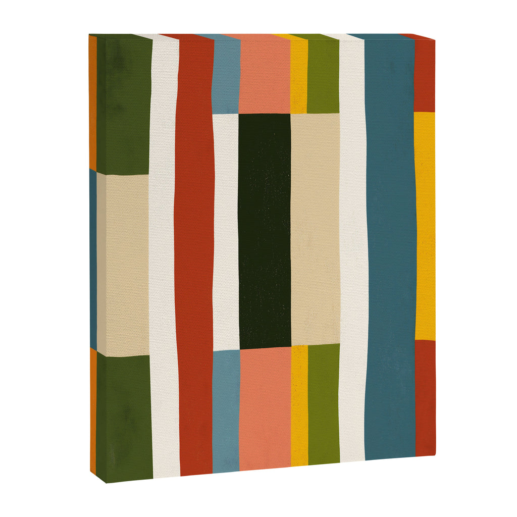 Autumn Winter Striped Revival Canvas Print Gallery Image 8