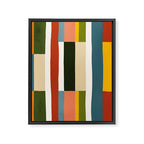 Autumn Winter Striped Revival Framed Canvas Print Gallery Image 8