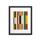 Autumn Winter Striped Revival Framed Art Print Gallery Image 6