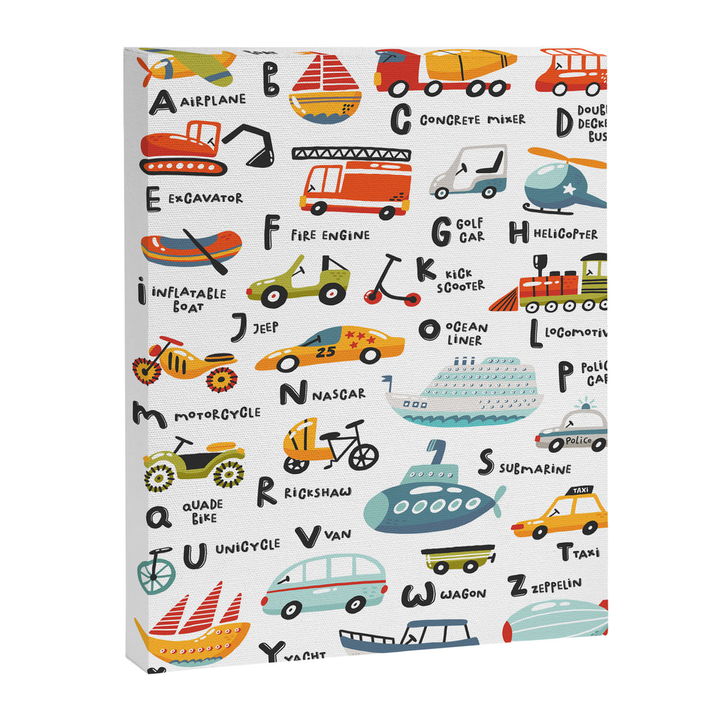 Beep Beep Alphabet Canvas Print Gallery Image 6