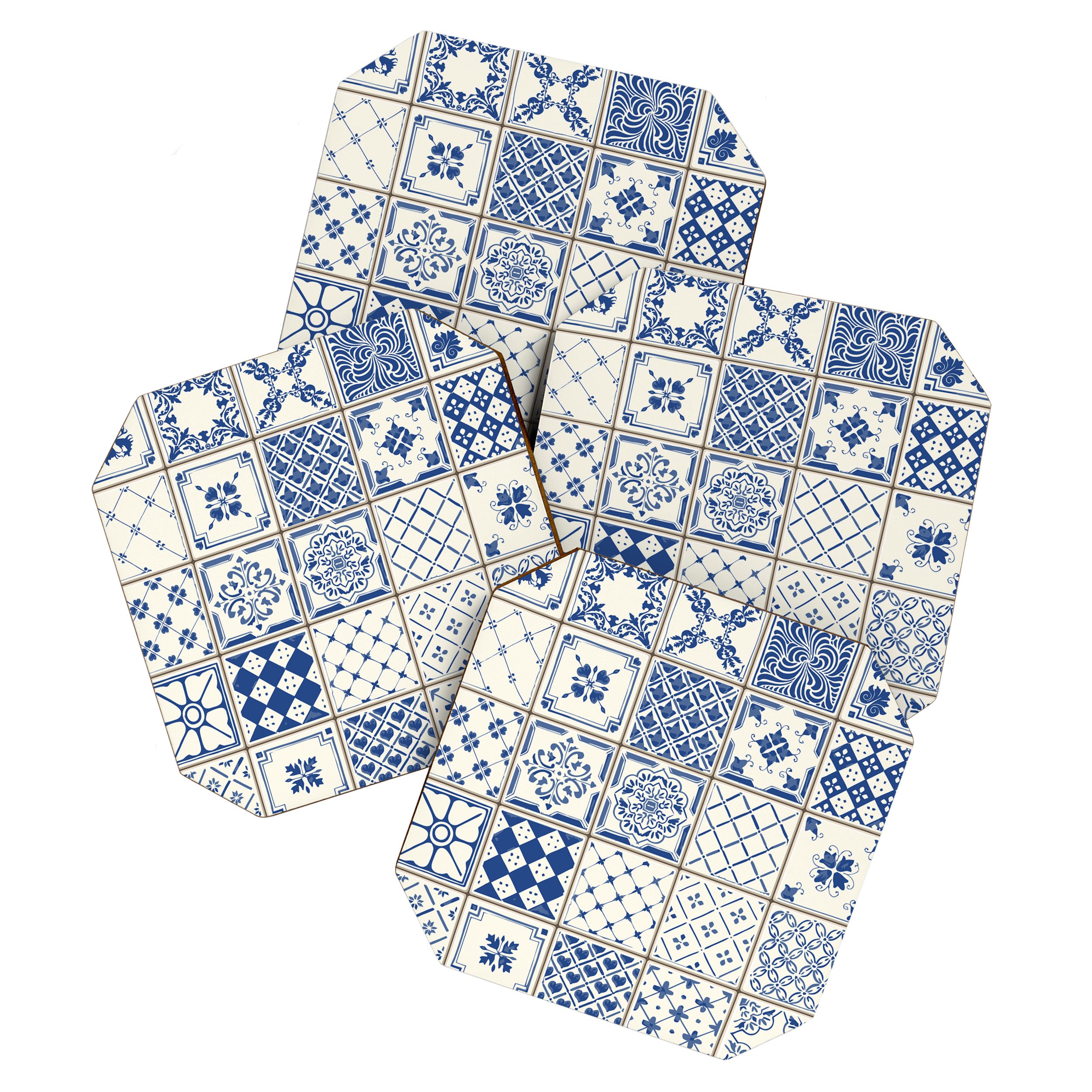Blue Ceramic Tiles Coaster Gallery Image 1