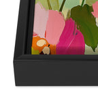 Bold Impressionist Floral Pattern Framed Canvas Print Gallery Image 3