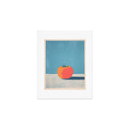 Bold Tomato on Blue Art Print Gallery Image 1
