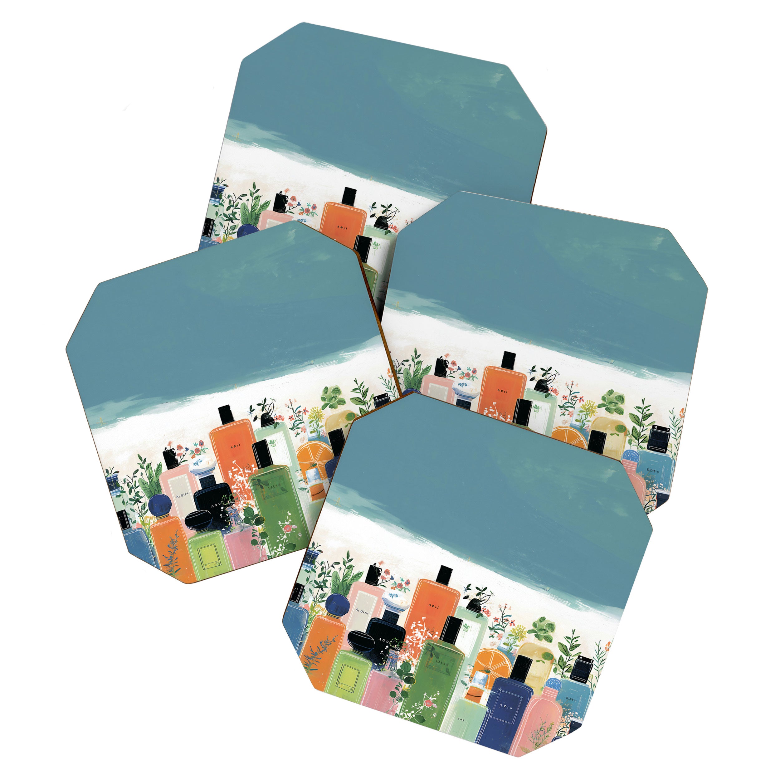 Botanical Citrus Perfume Collection Coaster Gallery Image 1