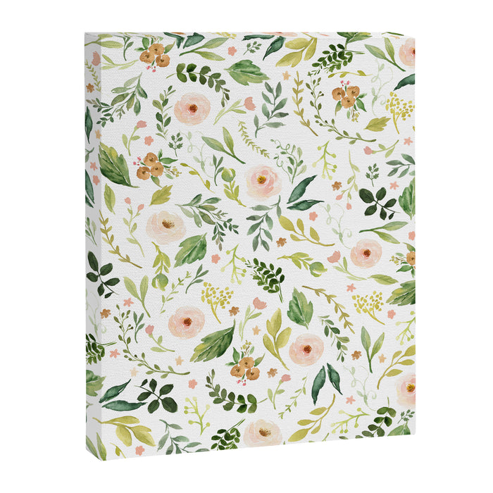 Botanical Spring Flowers Canvas Print Gallery Image 1