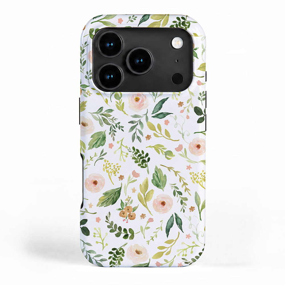 Botanical Spring Flowers iPhone Case Gallery Image 1