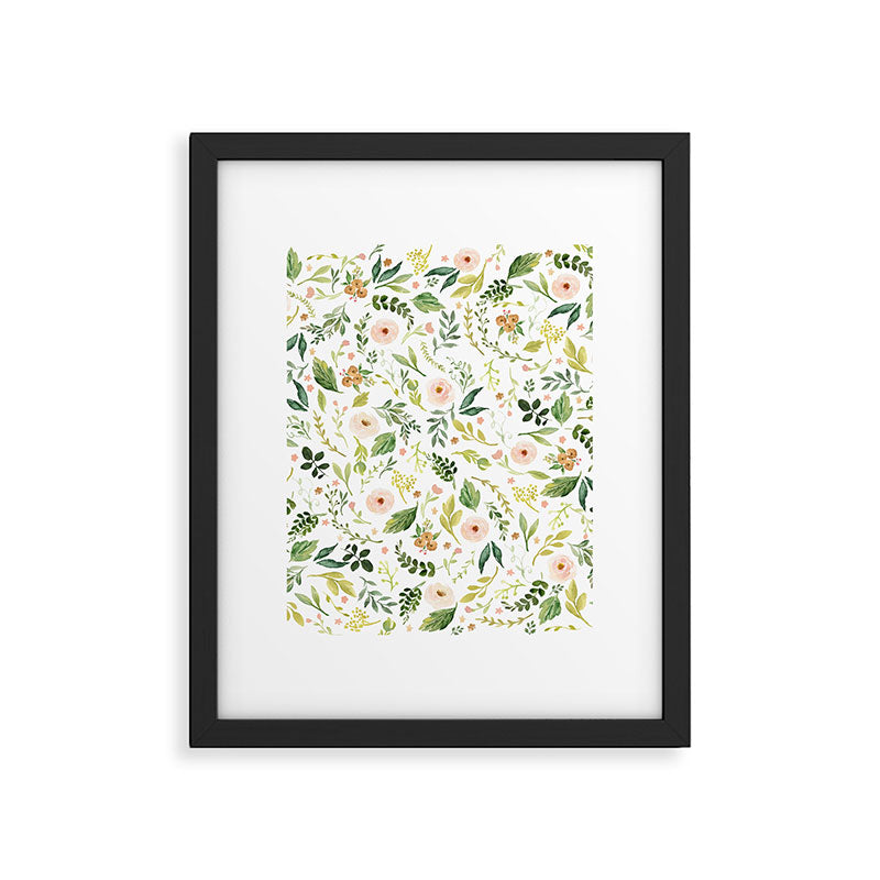 Botanical Spring Flowers Framed Art Print Gallery Image 6