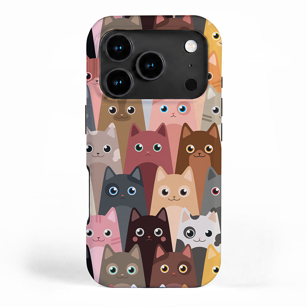 Cats Pattern iPhone Case Gallery Image 1