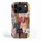 Cats Pattern iPhone Case Gallery Image 1