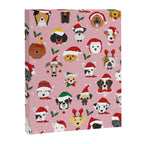 Christmas Dog Pattern Illustration Canvas Print Gallery Image 8