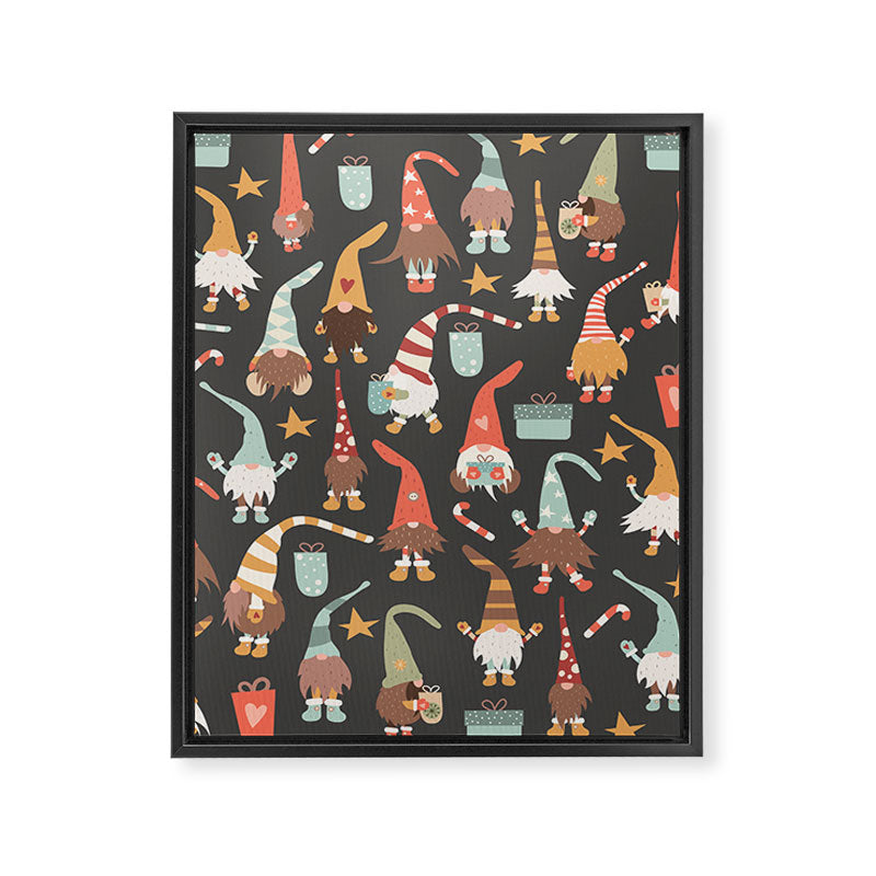 Christmas Gnomes Framed Canvas Print Gallery Image 8