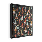 Christmas Gnomes Framed Canvas Print Gallery Image 2