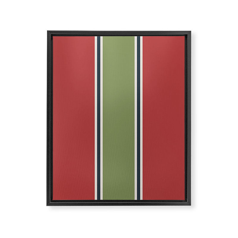 Christmas Stripes Winter 2025 Framed Canvas Print Gallery Image 8