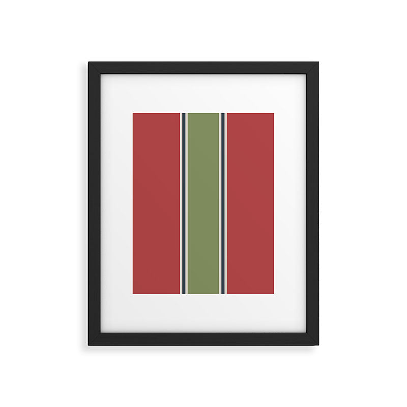 Christmas Stripes Winter 2025 Framed Art Print Gallery Image 6