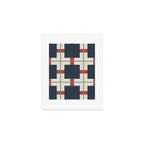 Classic Holiday Plaid Pattern Art Print Gallery Image 1