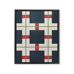 Classic Holiday Plaid Pattern Framed Canvas Print Gallery Image 6