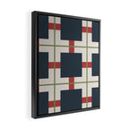 Classic Holiday Plaid Pattern Framed Canvas Print Gallery Image 2