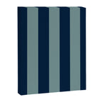 Classic Indigo Blue Cove Stripe Canvas Print Gallery Image 8