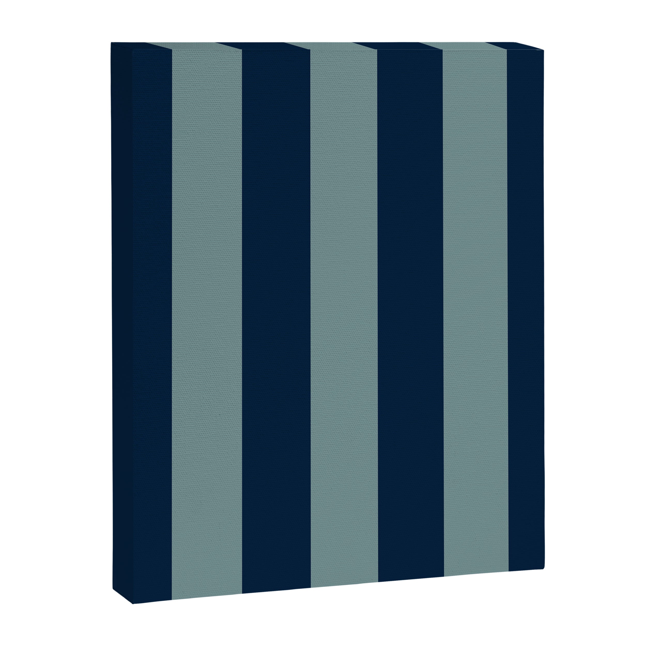 Classic Indigo Blue Cove Stripe Canvas Print Gallery Image 8