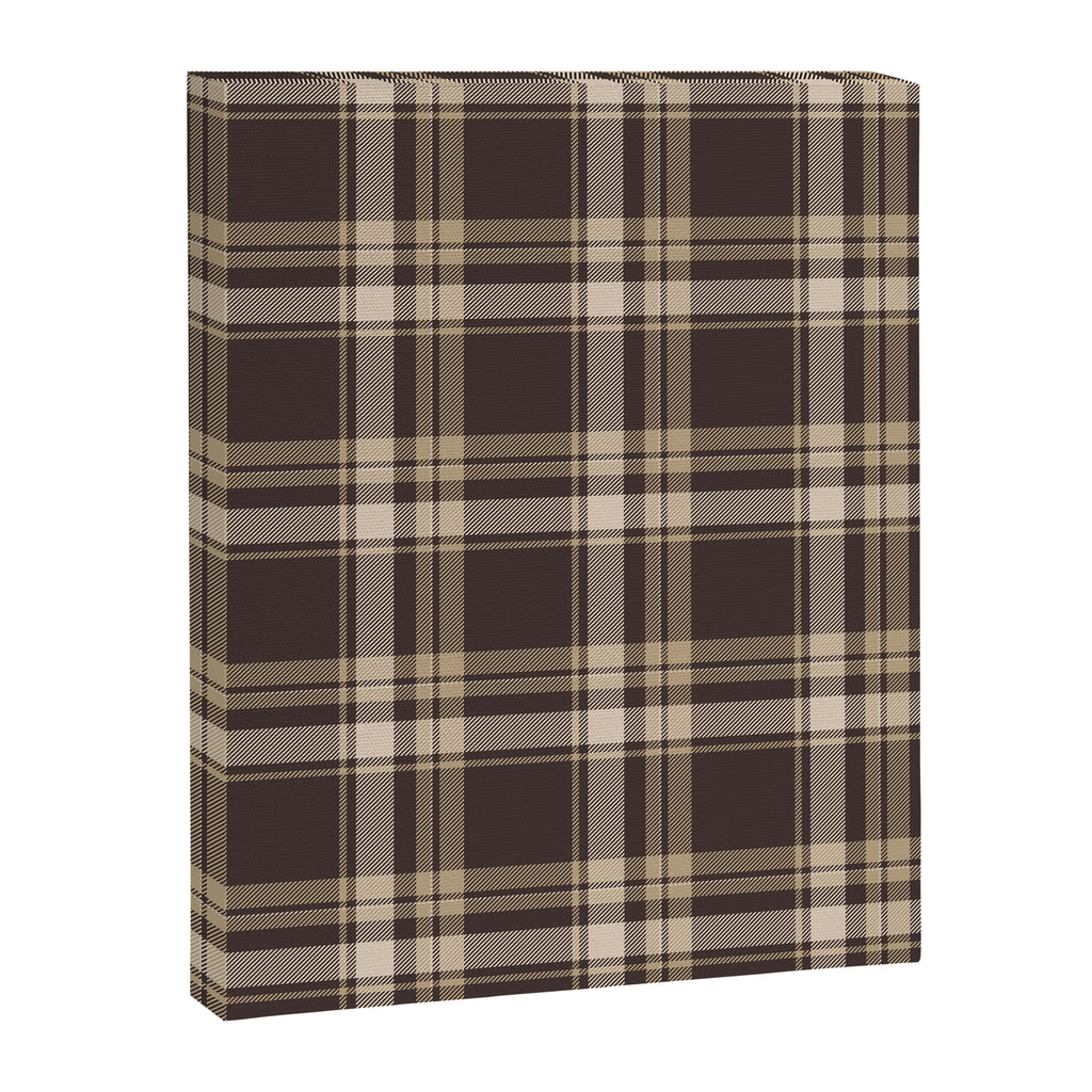Classic Neutral Plaid Pattern Canvas Print Gallery Image 8